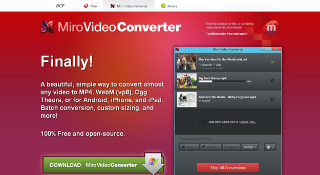 miro video converter for windows